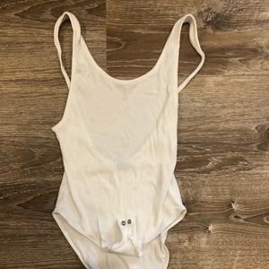 White Urban Outfitters body suit